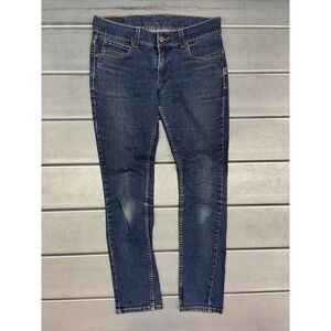 Levis 603 Jeans Womens 32X31 Blue Medium Wash Denim Skinny Low Rise